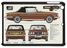 Triumph Stag MkII 1973-77 Small Tablet Covers